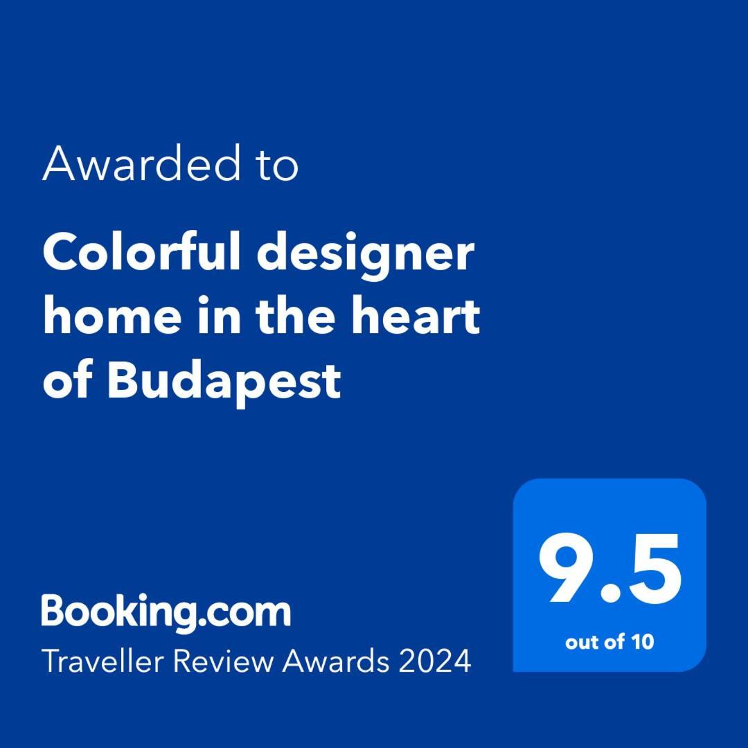 Colorful Designer Home In The Heart Of Budapest Exterior foto
